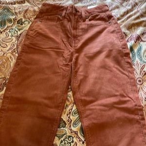 NWT American eagle mom straight thin corduroy pants
